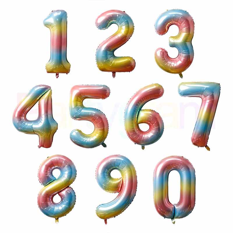 mylar numberballoons factory