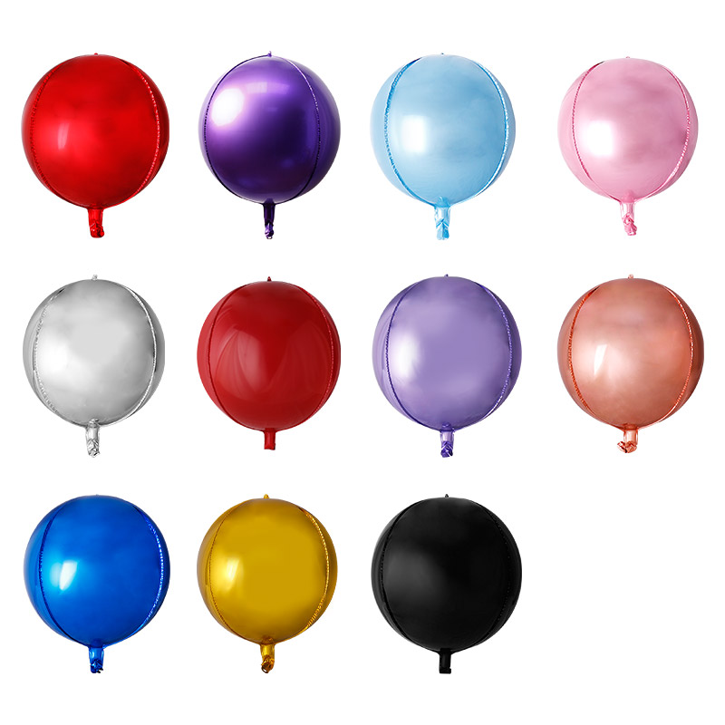 4D Round Mylar Balloon Bulk