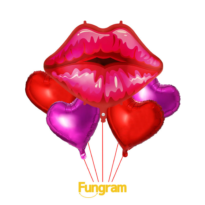 heart foil balloon factoris