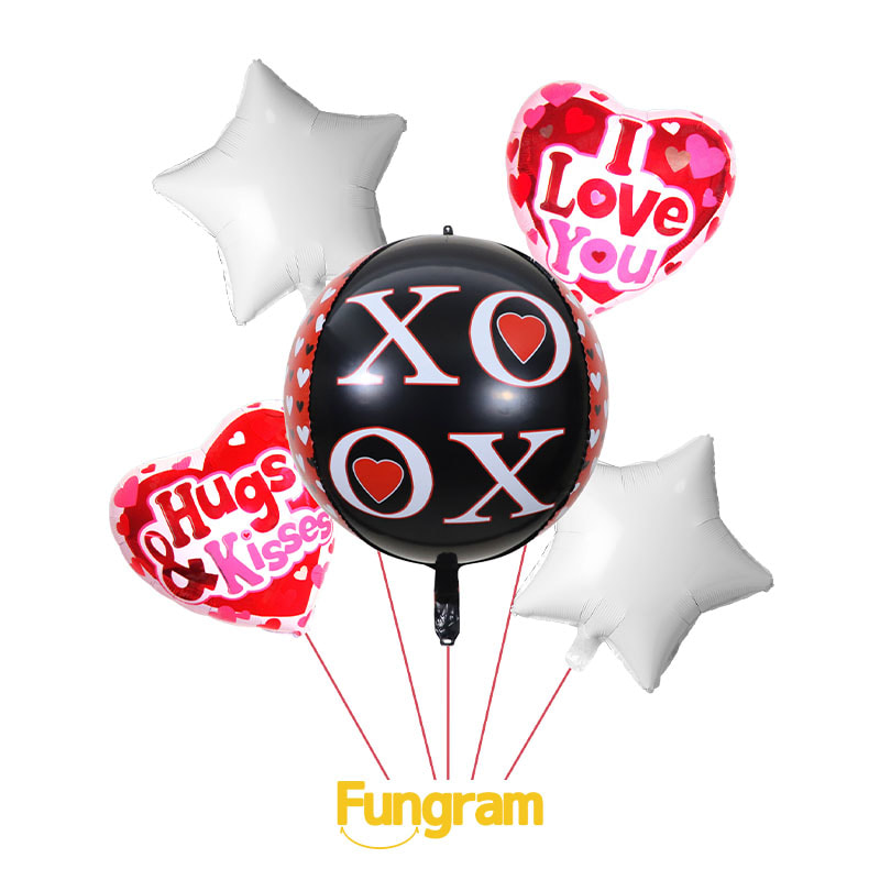XOXO foil balloons factory