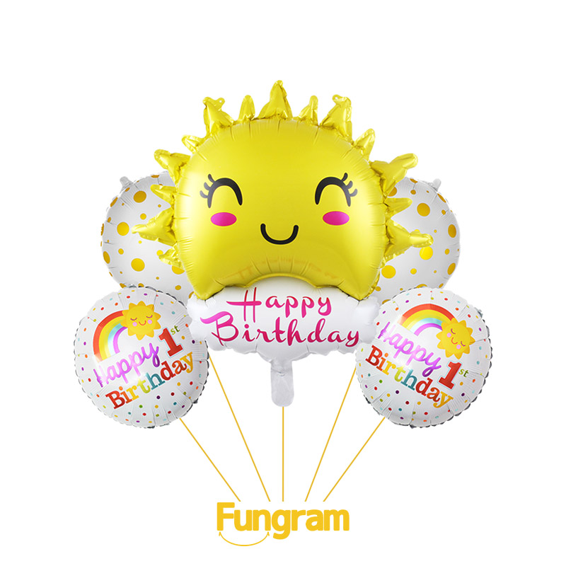 Birthday aluminium set balloons company