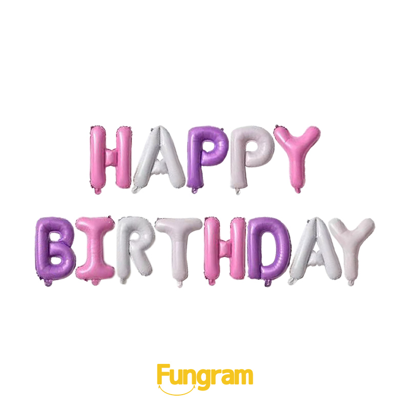 Happy Birthday Letter Balloons Company