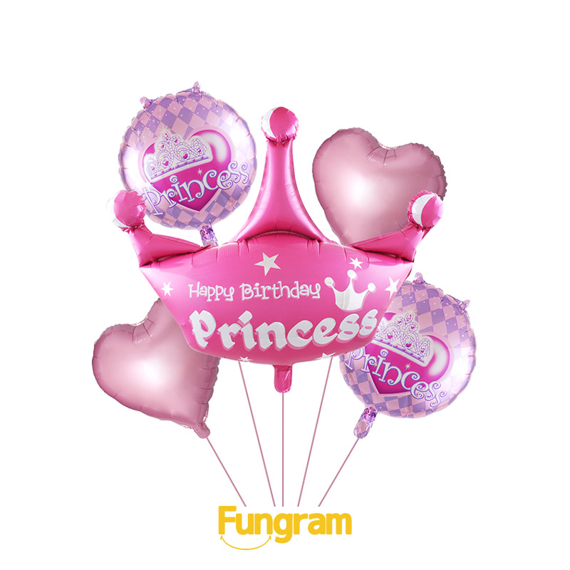 Birthday Aluminium Balloon Set Inc