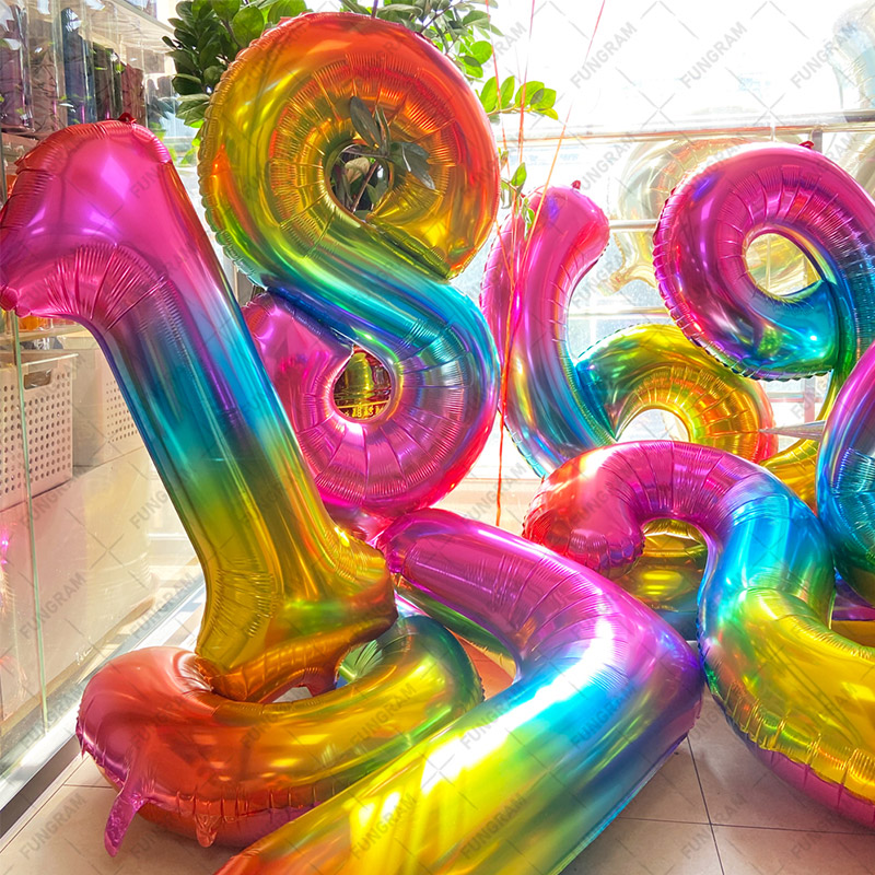 Number balloons