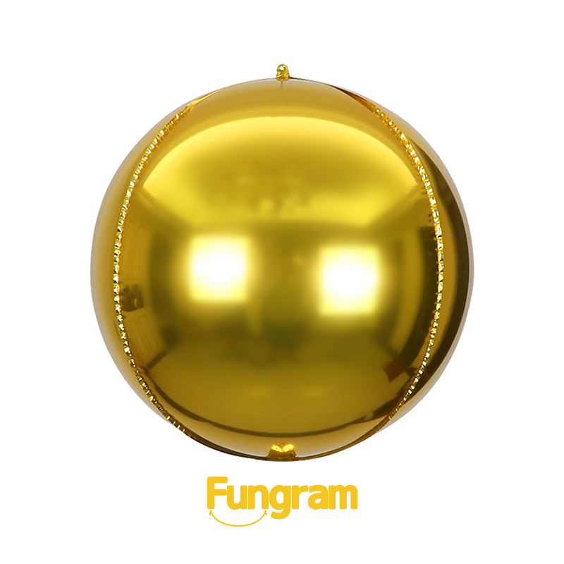 70 Inch Giant Gold 4D Balloons