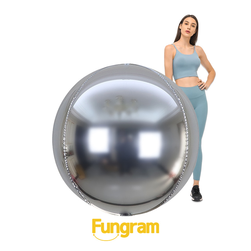 70 Inch Giant Silver 4D Balloons